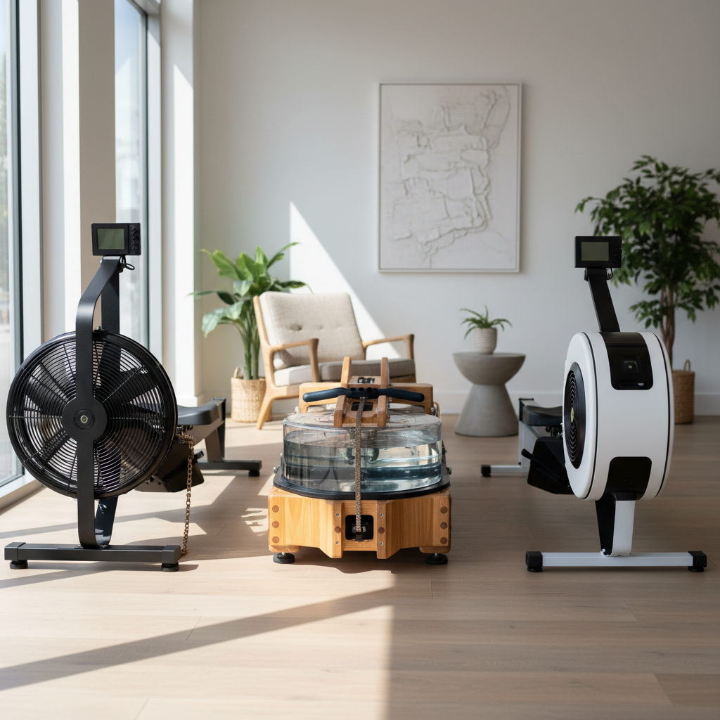 Air vs. Water vs. Magnetic Rowing Machines: Which Type?