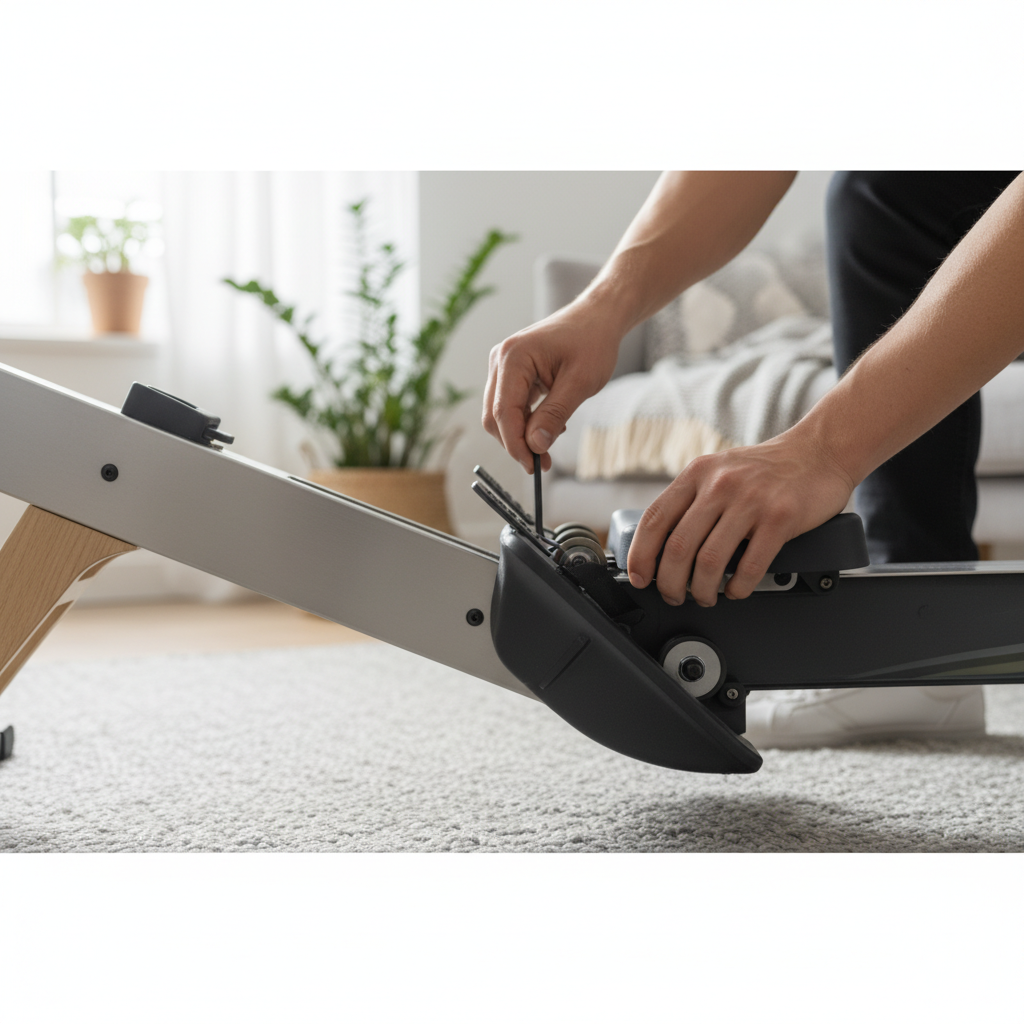 Rowing Machine Seat Rolls Unevenly, Sticks, or Squeaks: Fixes